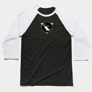 Penguins Shield Baseball T-Shirt